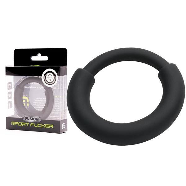 Sport Fucker Silicone Steel Fusion Ring Boost, Medium, Black