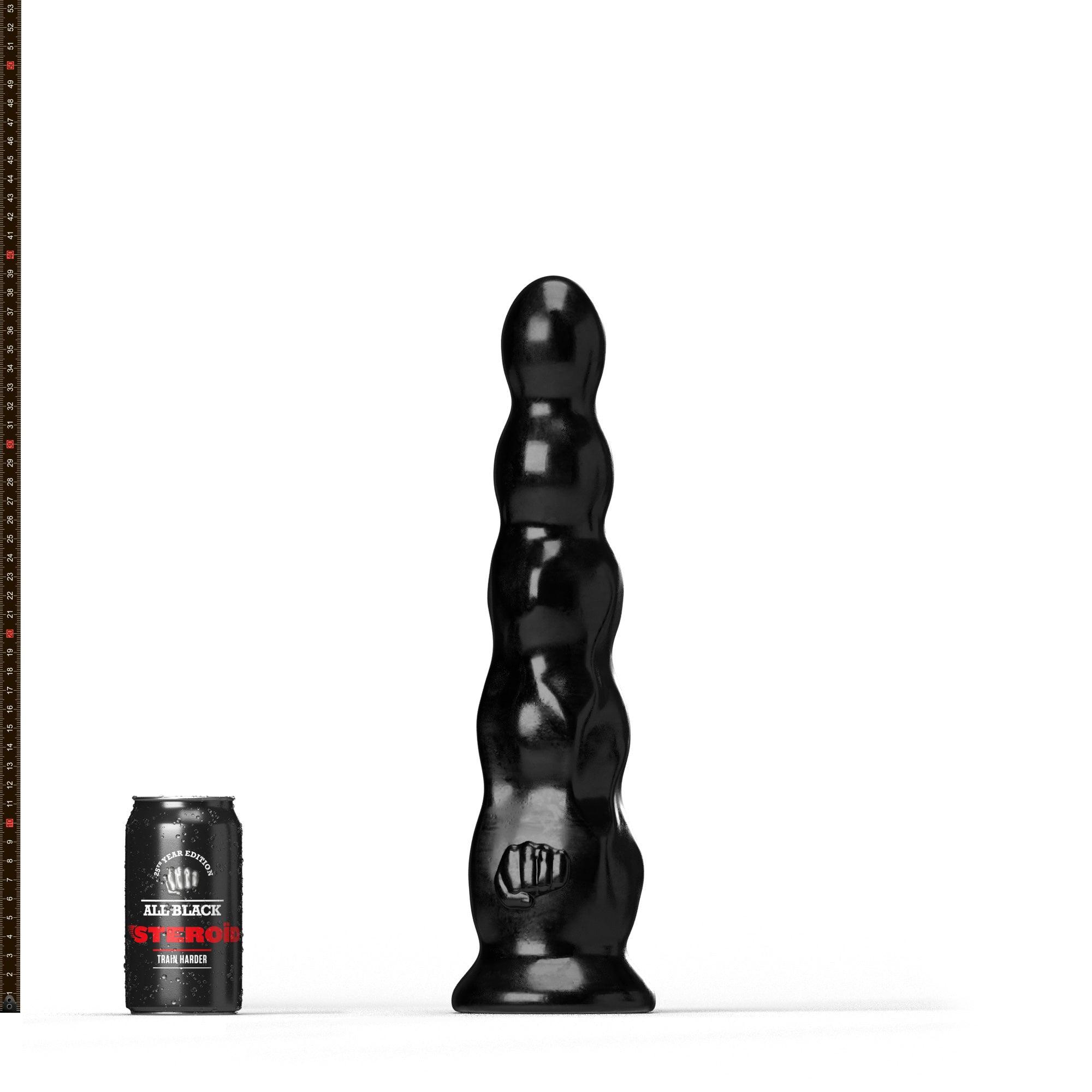 All Black Steroid The Javelin Dildo, 40,5 cm