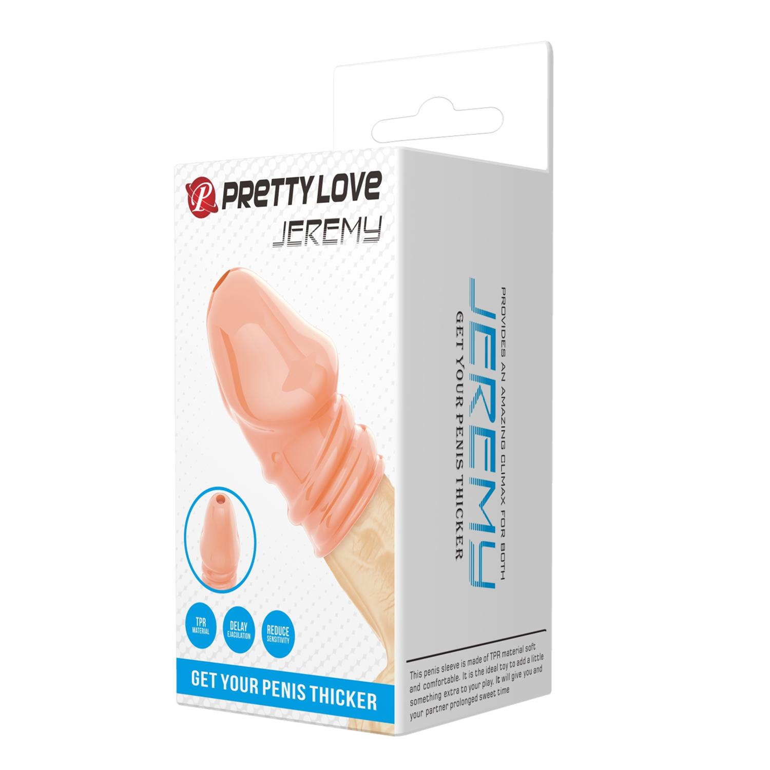 PRETTY LOVE - Jeremy Penis sleeve. Light skin, 36-70