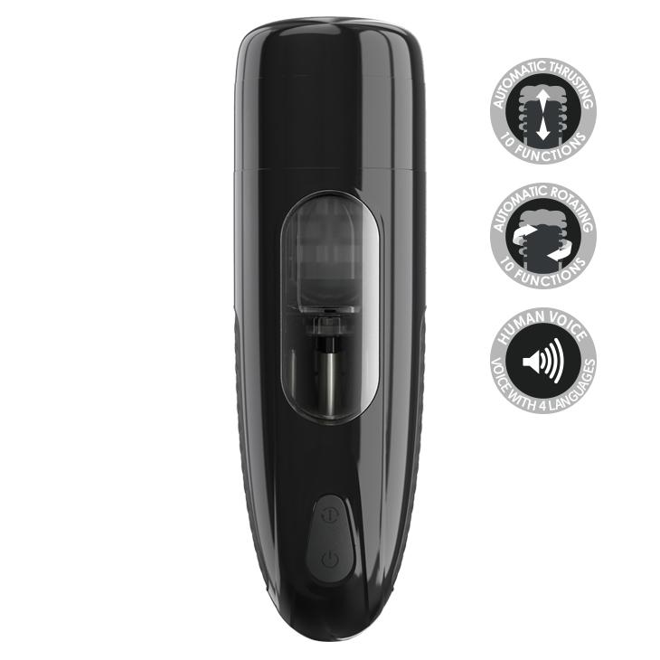 PRETTY LOVE - Marlon, 10 functions of rotation
thrusting
USB rechargeable
waterproof
material: TPR & ABS  82-265