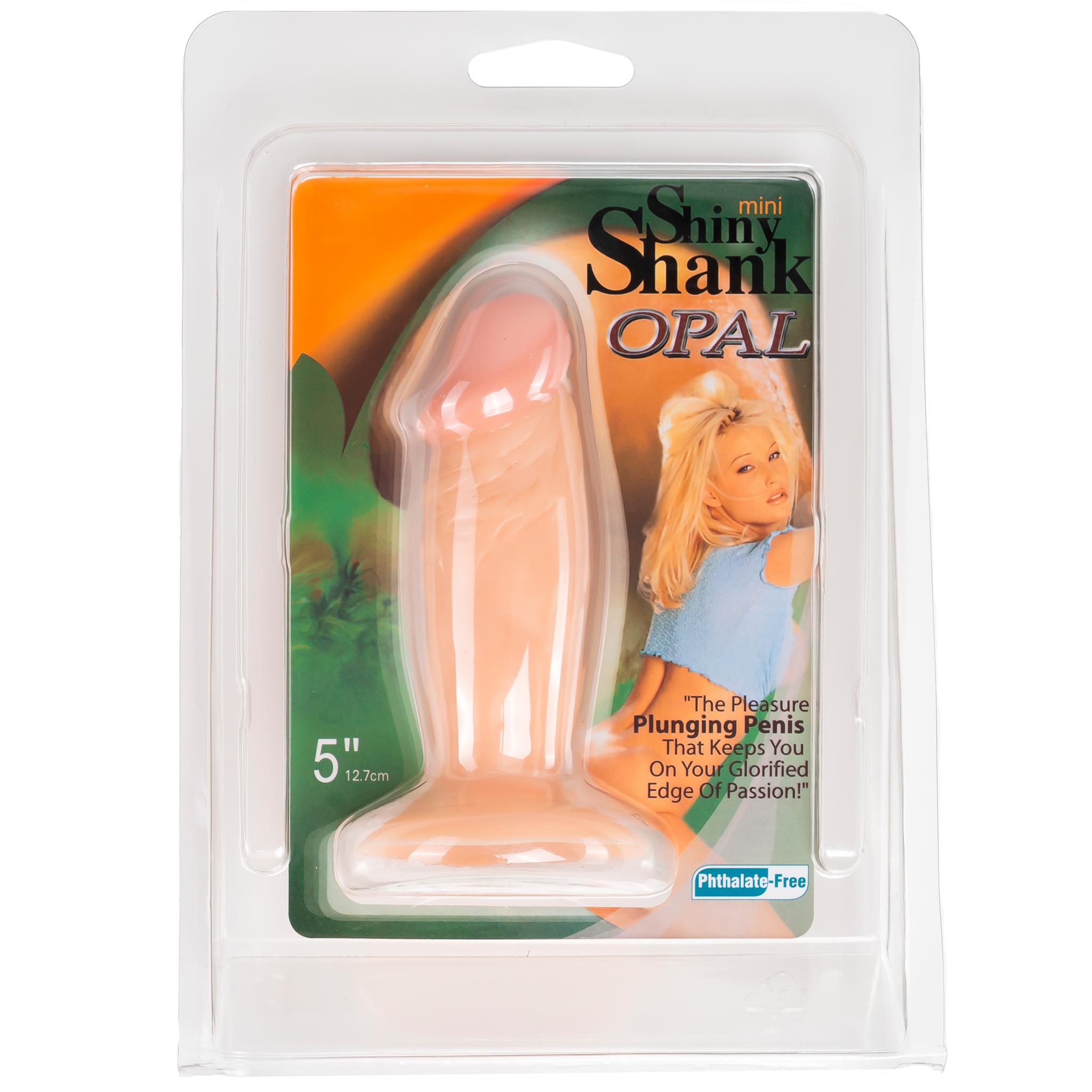 MINI SHINY SHANK OPAL Dildo, 12,7 cm, Flesh