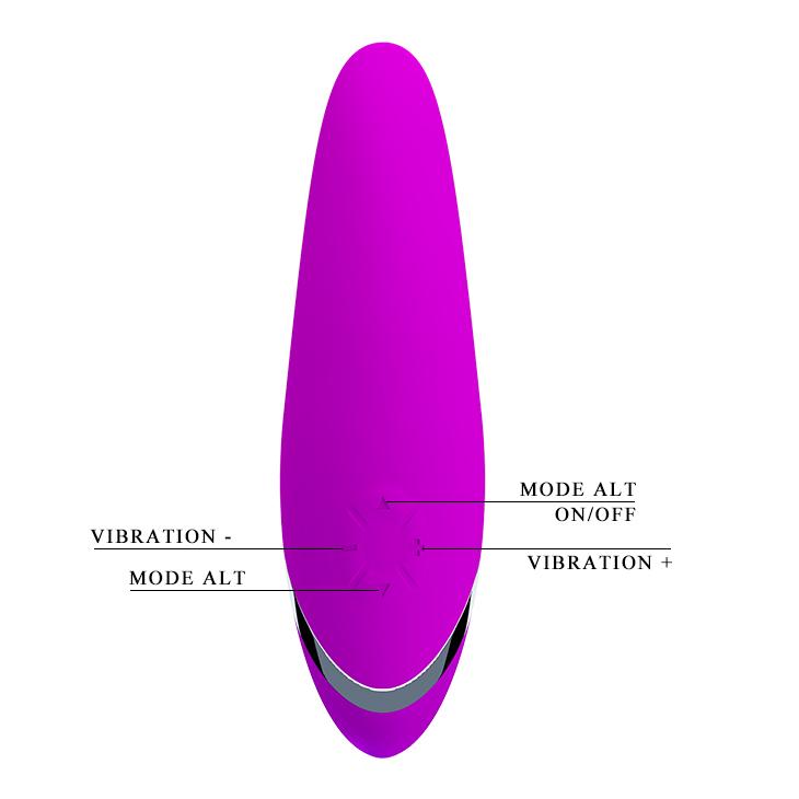 Pretty Love Vibrator Spoony, Purple, 11 cm