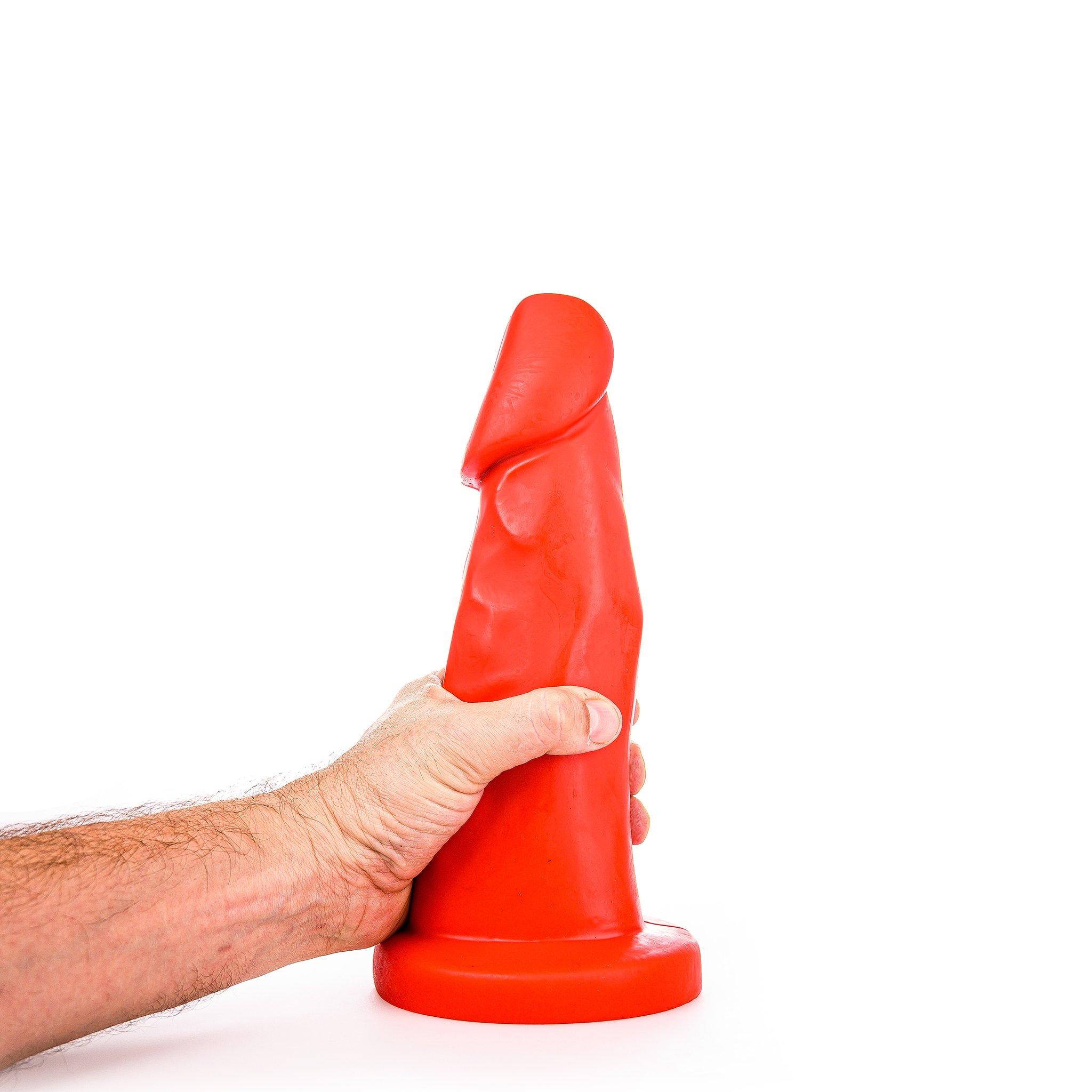 All Red Wolf Dildo, 39 cm