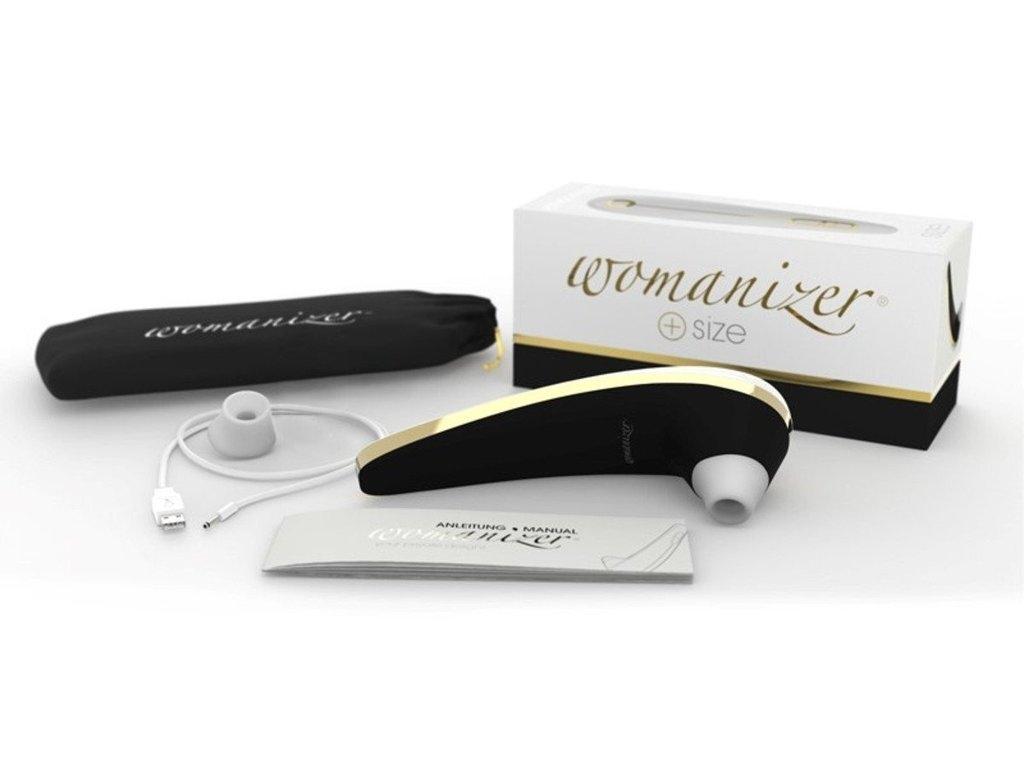 Womanizer Plus Size Vibrator, White/Black