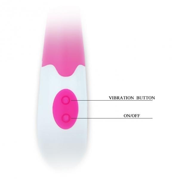 Pretty Love Vibrator Charles, Purple/White, 17 cm