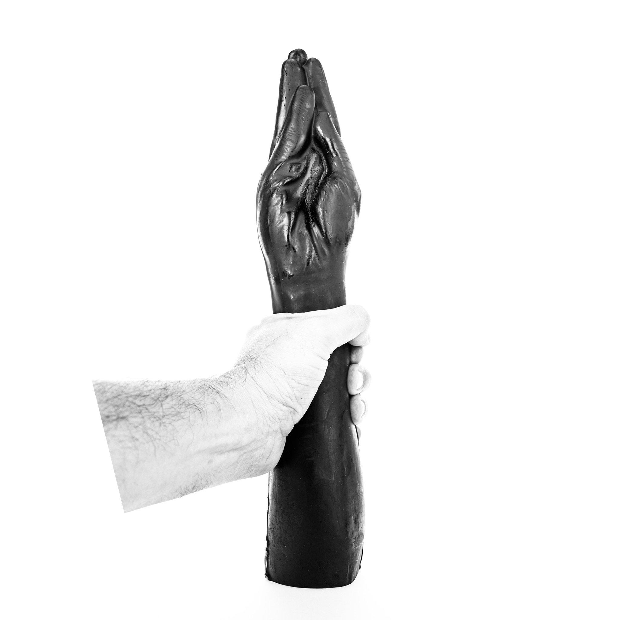 All Black Dildo Arm, 37,5 cm