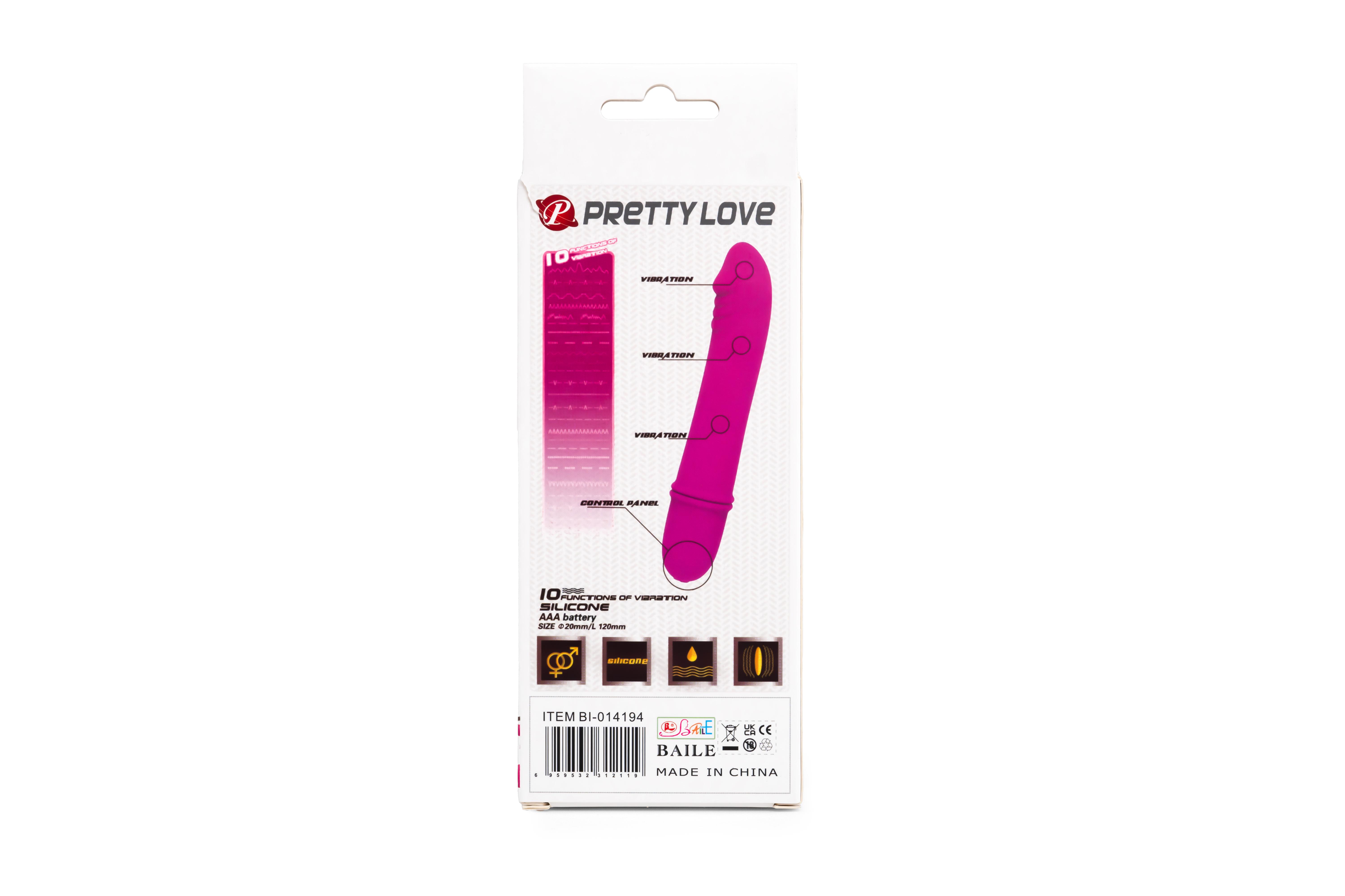 Pretty Love Beck Vibrator, Purple