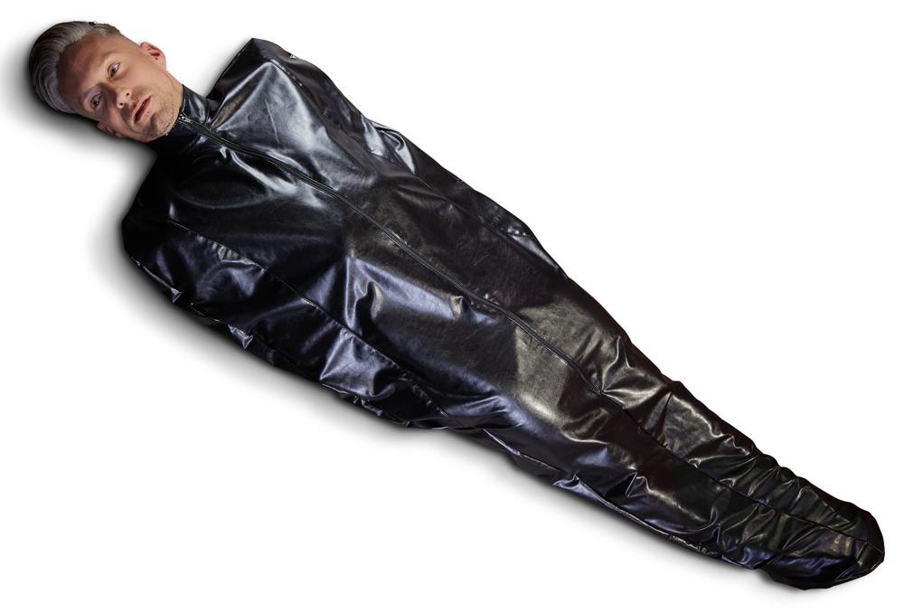 Fetish Collection Imitation Leather Sleepsack, black