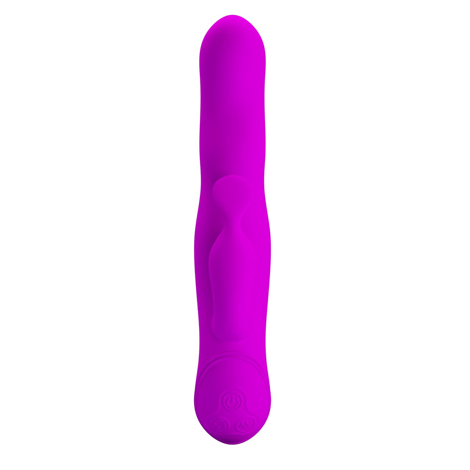 PRETTY LOVE - Mystic, 30 functions of vibration, 7 functions of rotation, silicone , USB rechargeable, waterproof ':37mm   L:235mm