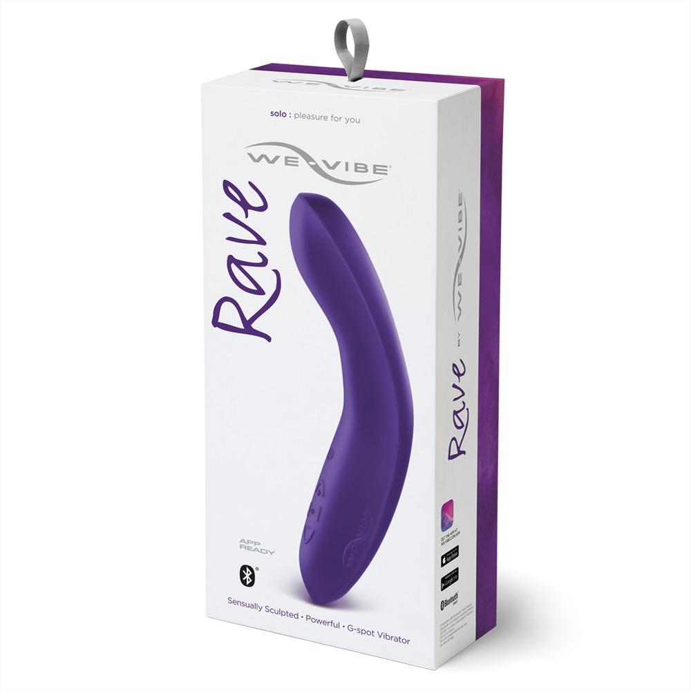 We-Vibe Rave G-spot Vibrator, Purple, 19 cm