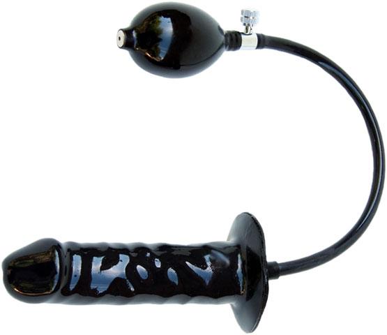 MISTER B Inflatable Cock Plug M, Black, 16 cm