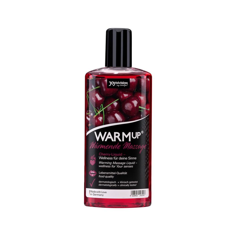 JoyDivision WARMup Warming Massage Liquid, Cherry, 150 ml 