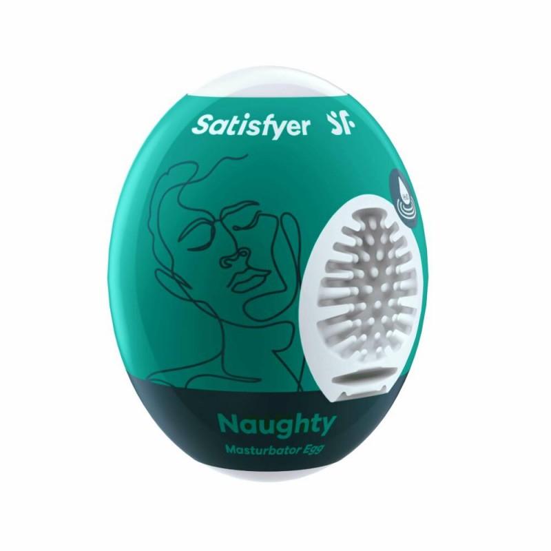 Satisfyer Masturbator Egg - Naughty, Green