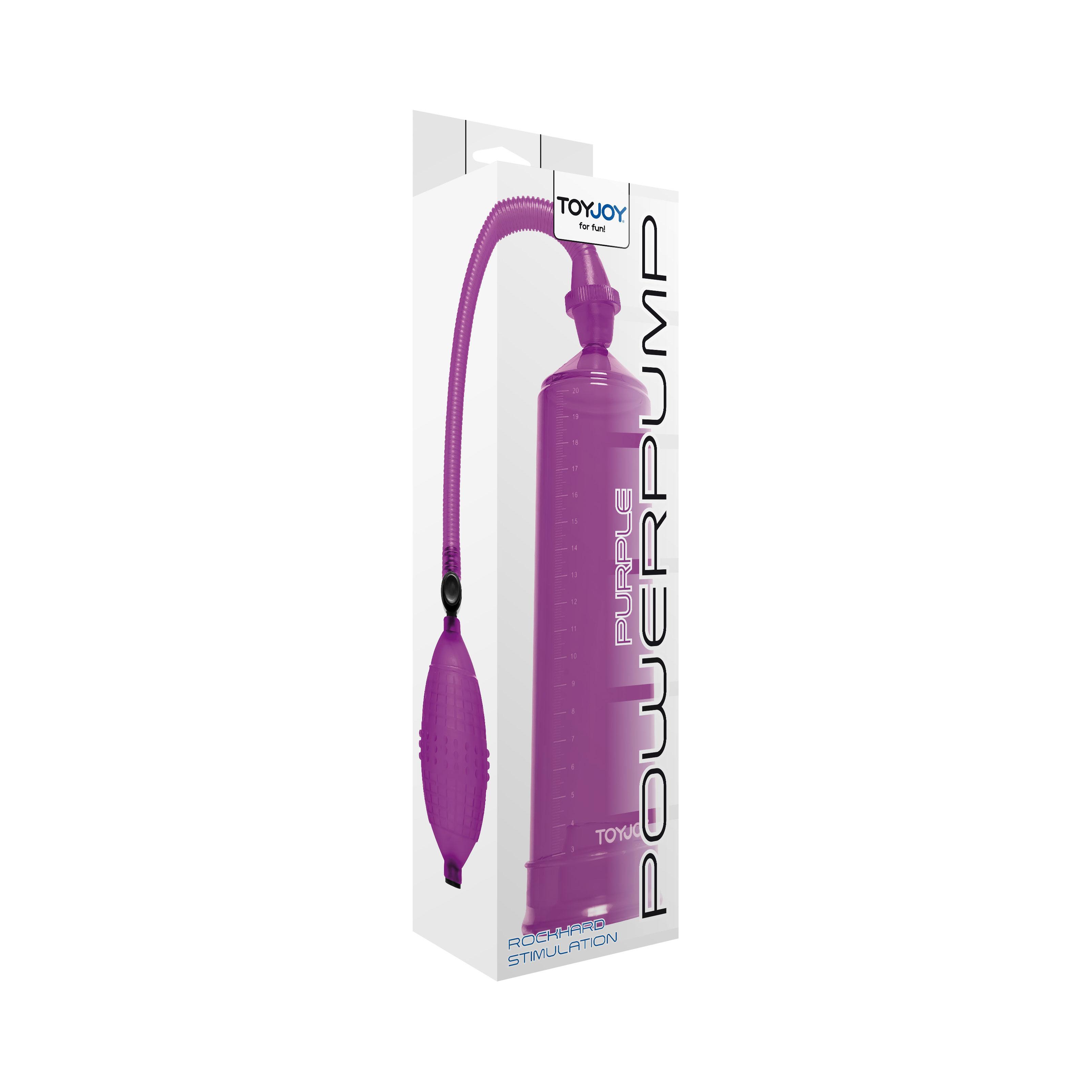 TOYJOY Manpower Power Pump, Purple, 20 cm