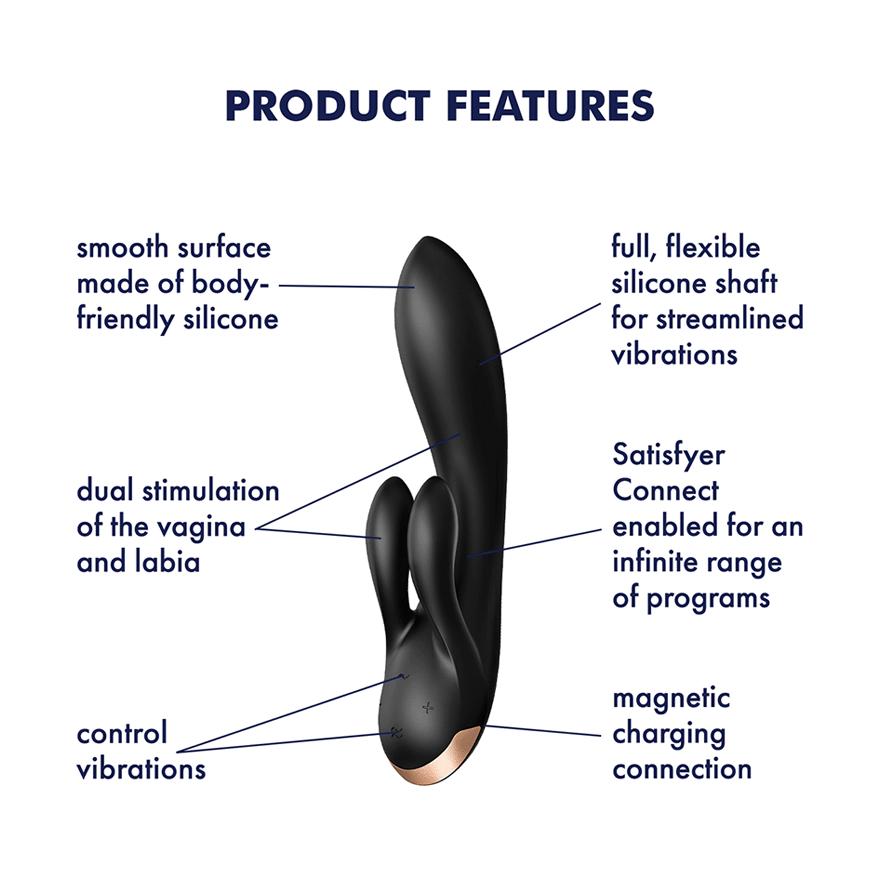 Satisfyer Double Flex Connect App black