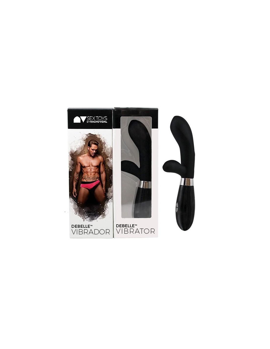 Nacho Vidal Debelle Vibrator, Black, 20,5 cm