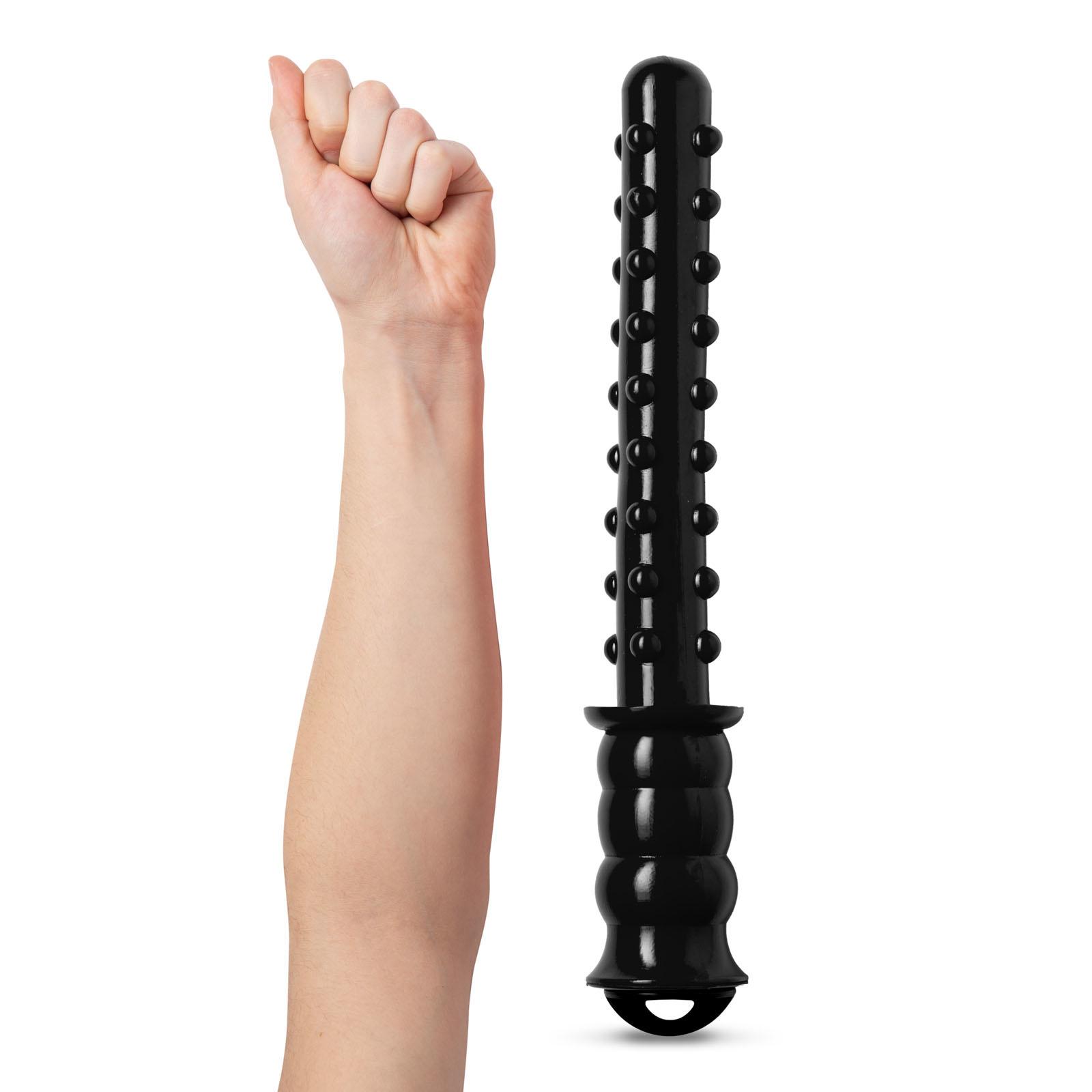 Bull«s Eye Anal Dildo Night Stick - Stop Police, 37,5 cm, Black