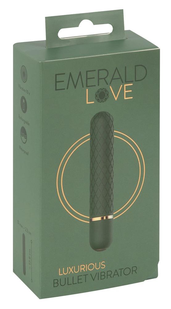 Emerald Green Luxurious Bullet Vibrator, Green