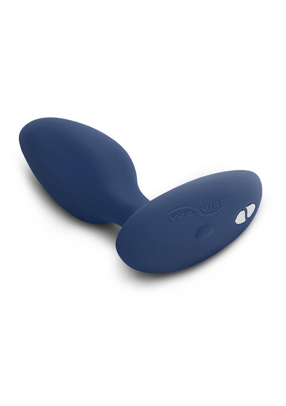 We-Vibe Ditto, Vibrating Butt Plug, Blue, 8,8 cm