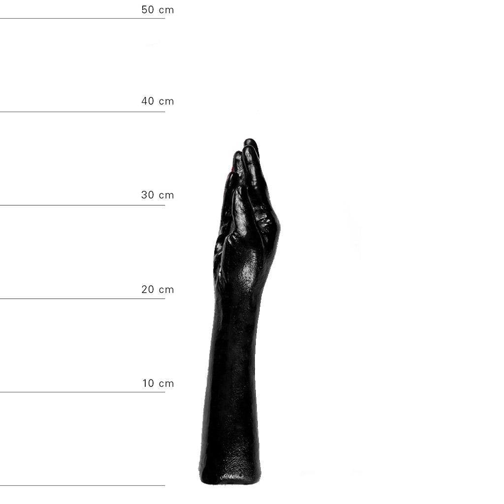 All Black Dildo Arm, 37,5 cm