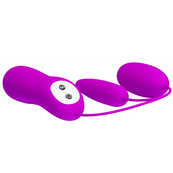 PRETTY LOVE - Irma, 12-functions of vibration, silicone , 2AAA batteries ':27/20mm  L:60/70mm