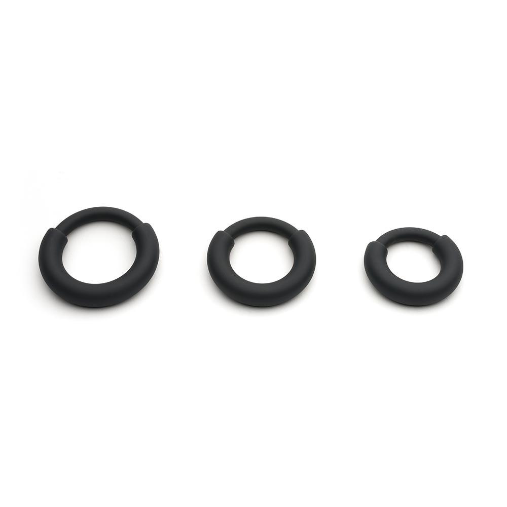 Sport Fucker Silicone Steel Fusion Ring Boost Large, Black