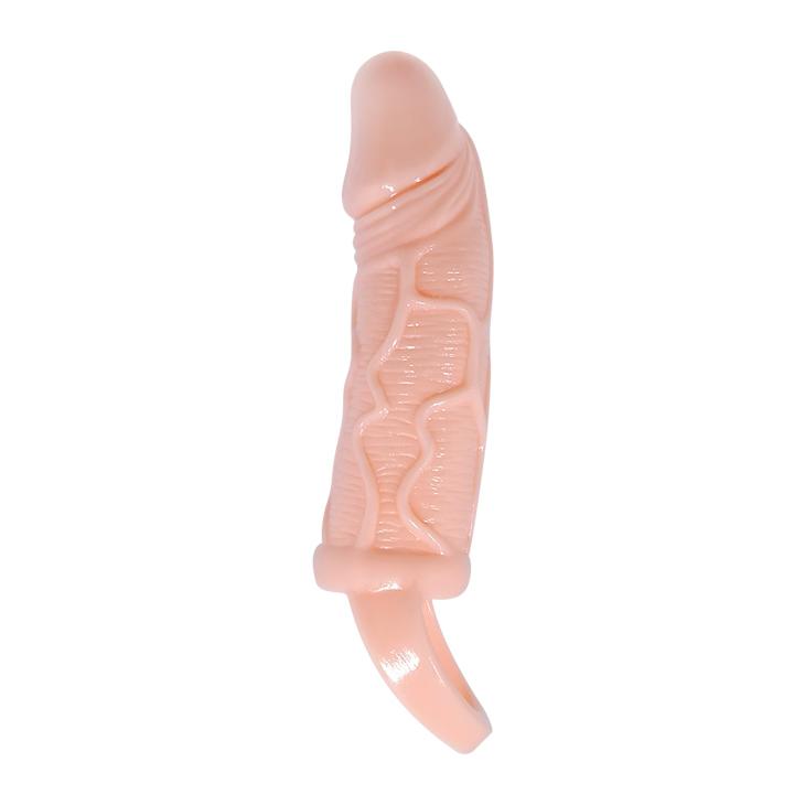 BAILE - Brayden, Penis extended Sleeve, super-stretchy TPR material ':37mm   L:165mm