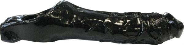 TSX Medium Fat Cock Sheath Extender, Penis Extension, 17 cm, black