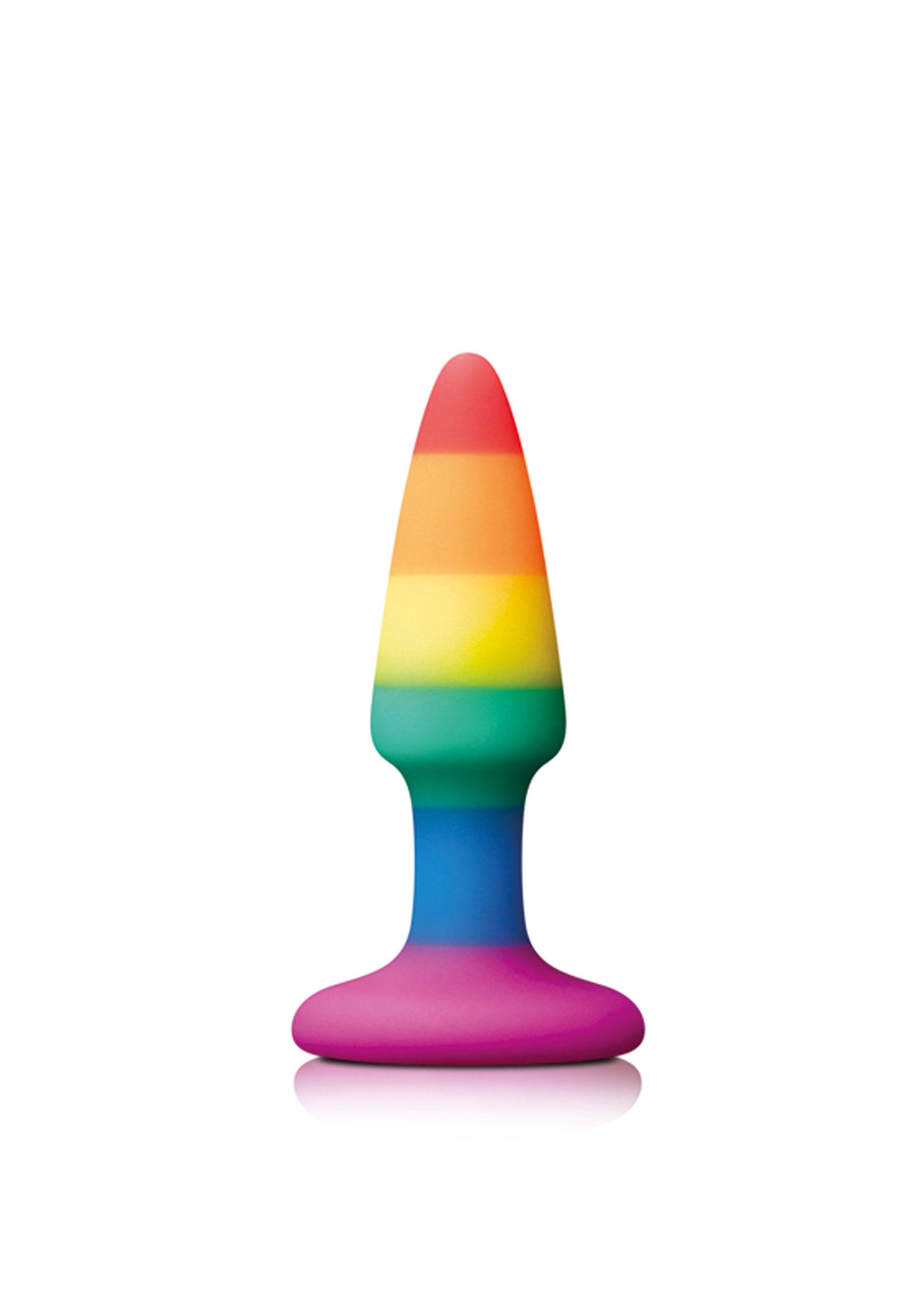 Pride Edition Pleasure Plug Rainbow Mini, Multicolor