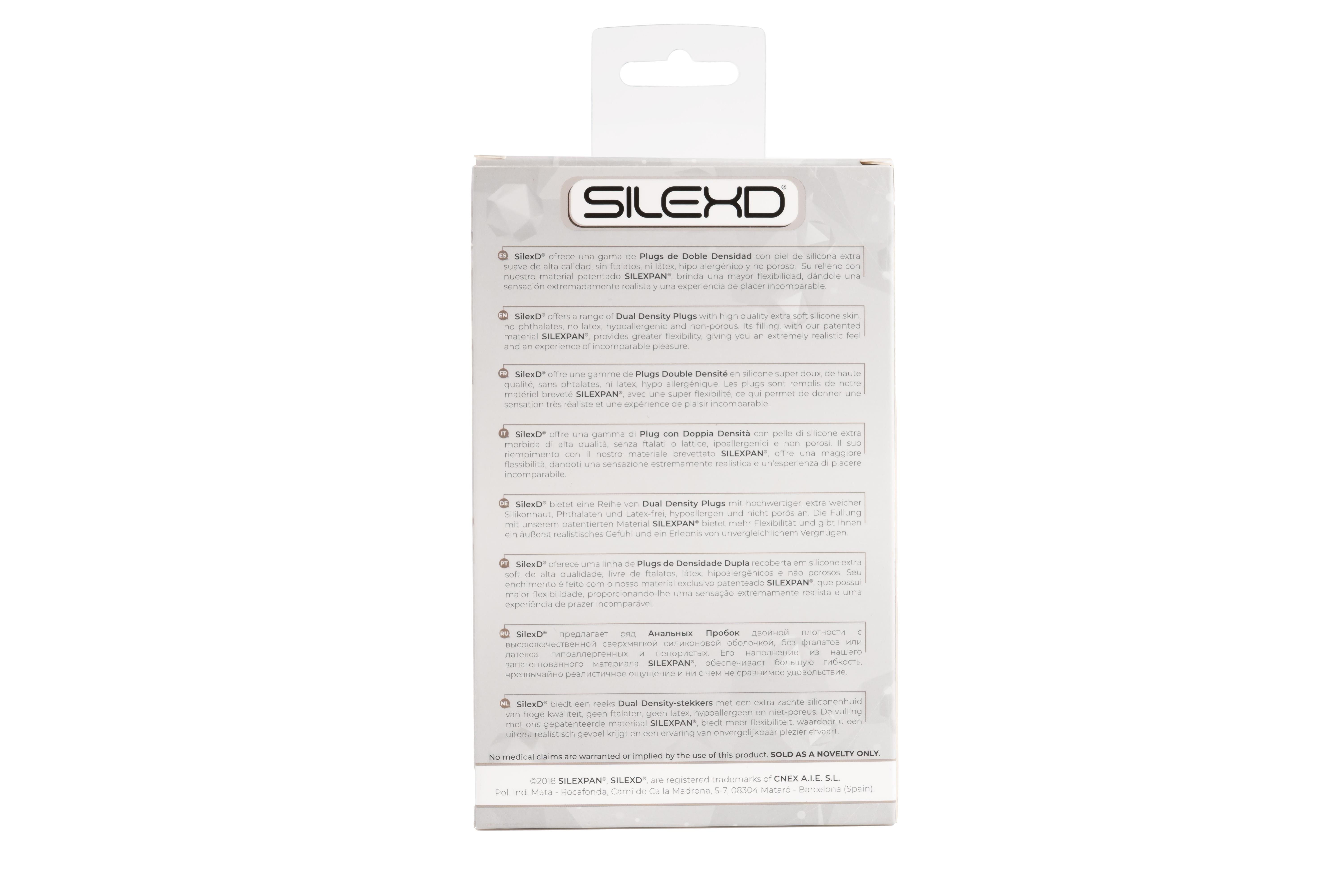 SILEXD Premium Silicone Plug Model 1 M, 11cm, Black