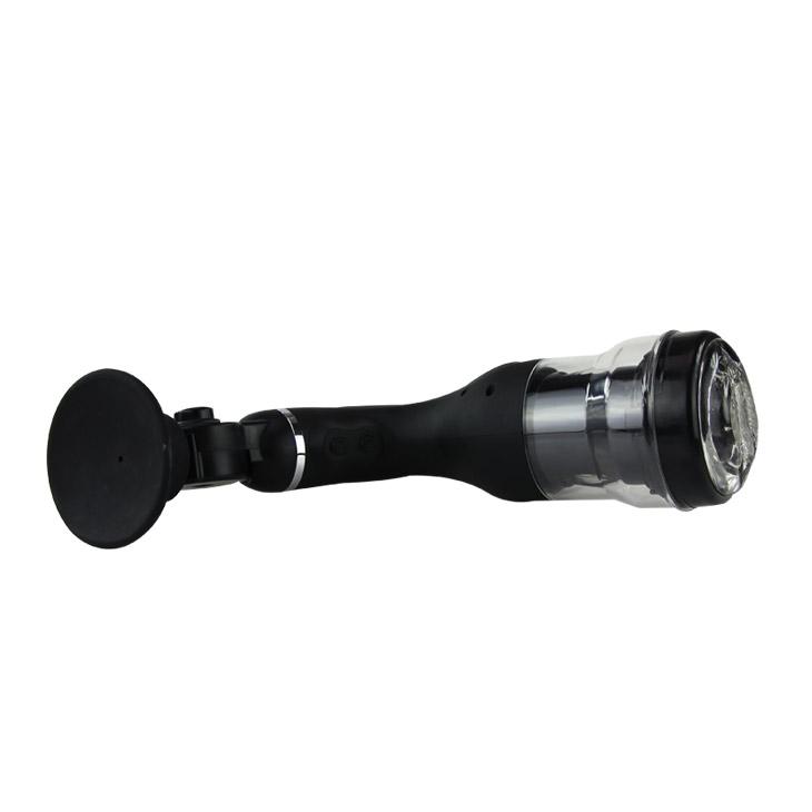 BAILE - Masturbator, 5 powerful functions of reversible rotation, 4 AA batteris, additional USB wire powered optionally, super suction cup adapted for multi-angle '92mm L365mm