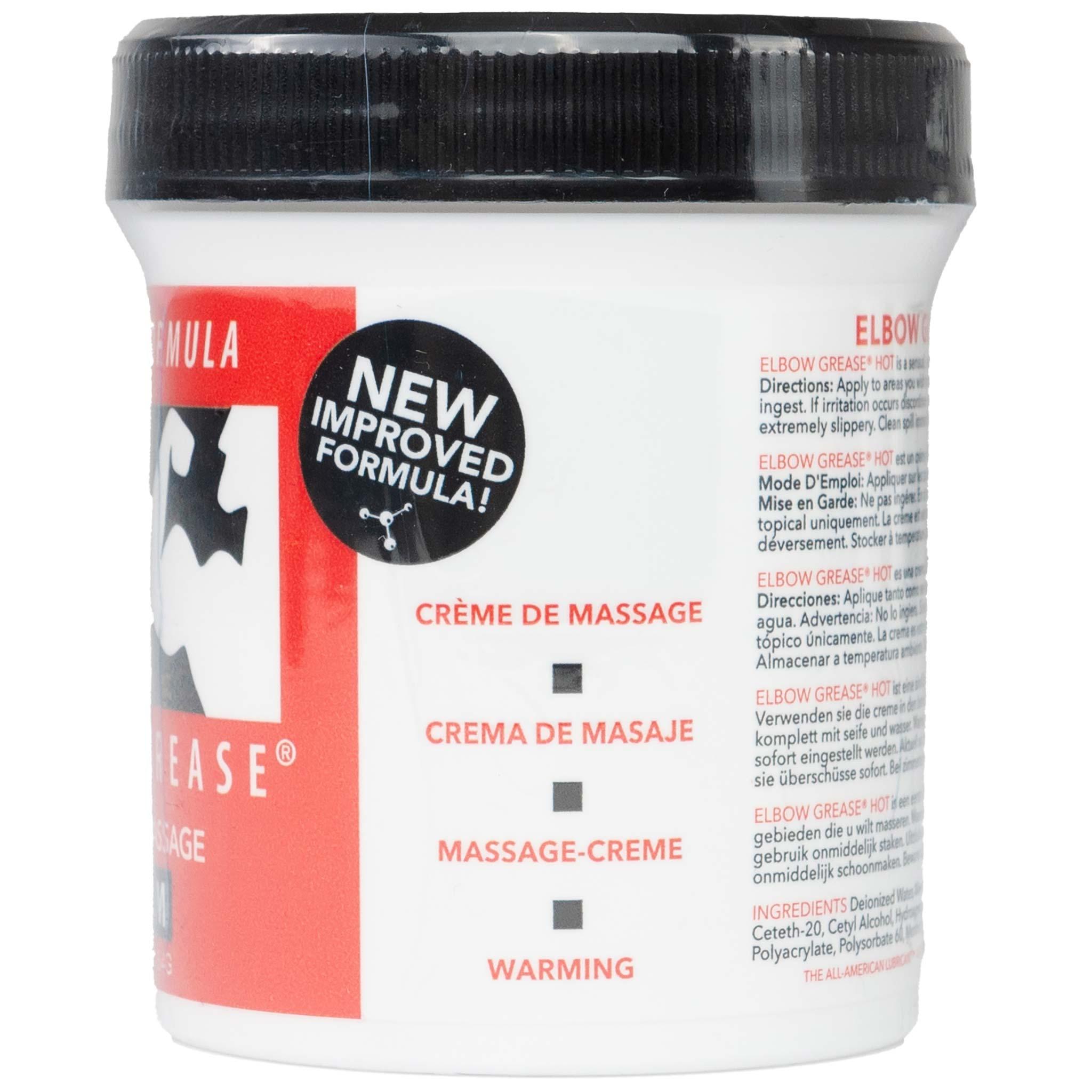 ELBOW GREASE, Hot Cream, 4 oz / 113 g