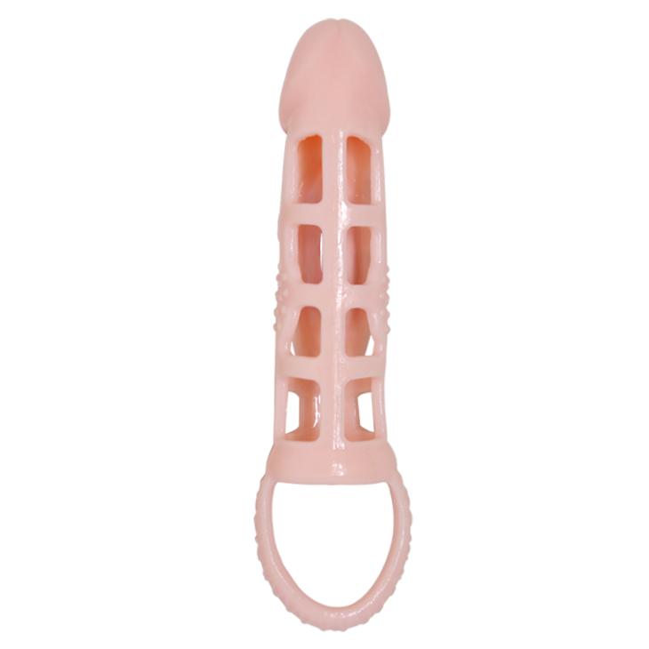 BAILE - Harrison, Penis extended Sleeve, mini vibrator, super-stretchy TPR material ':35mm   L:160mm