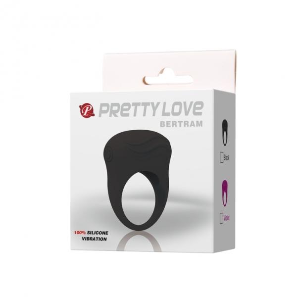 Pretty Love Betram Vibrating Cockring, Black