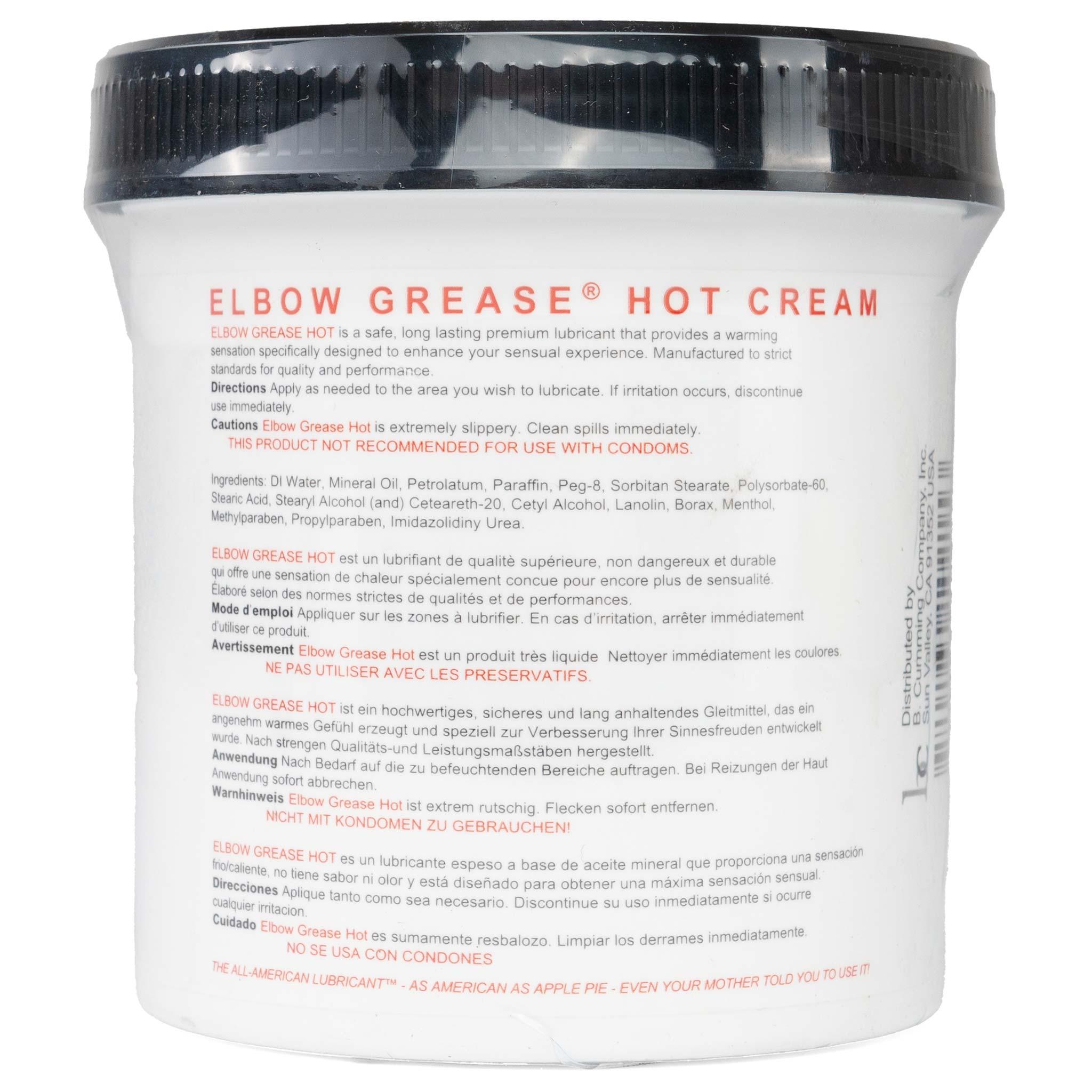 ELBOW GREASE, Hot Cream, 15 oz / 425 g