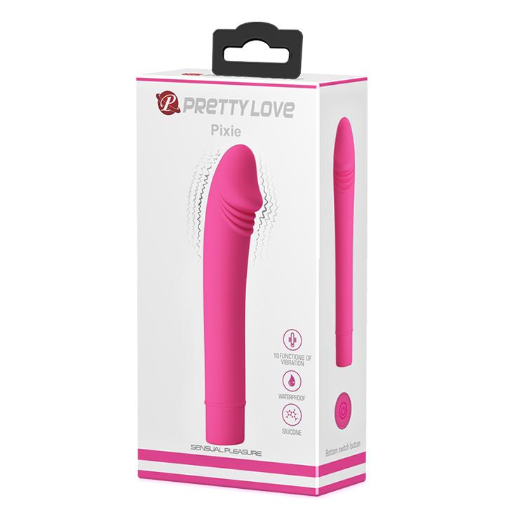 PRETTY LOVE - Pixie, Silicone, 
10 functions of vibration, 
1AA battery 29-154