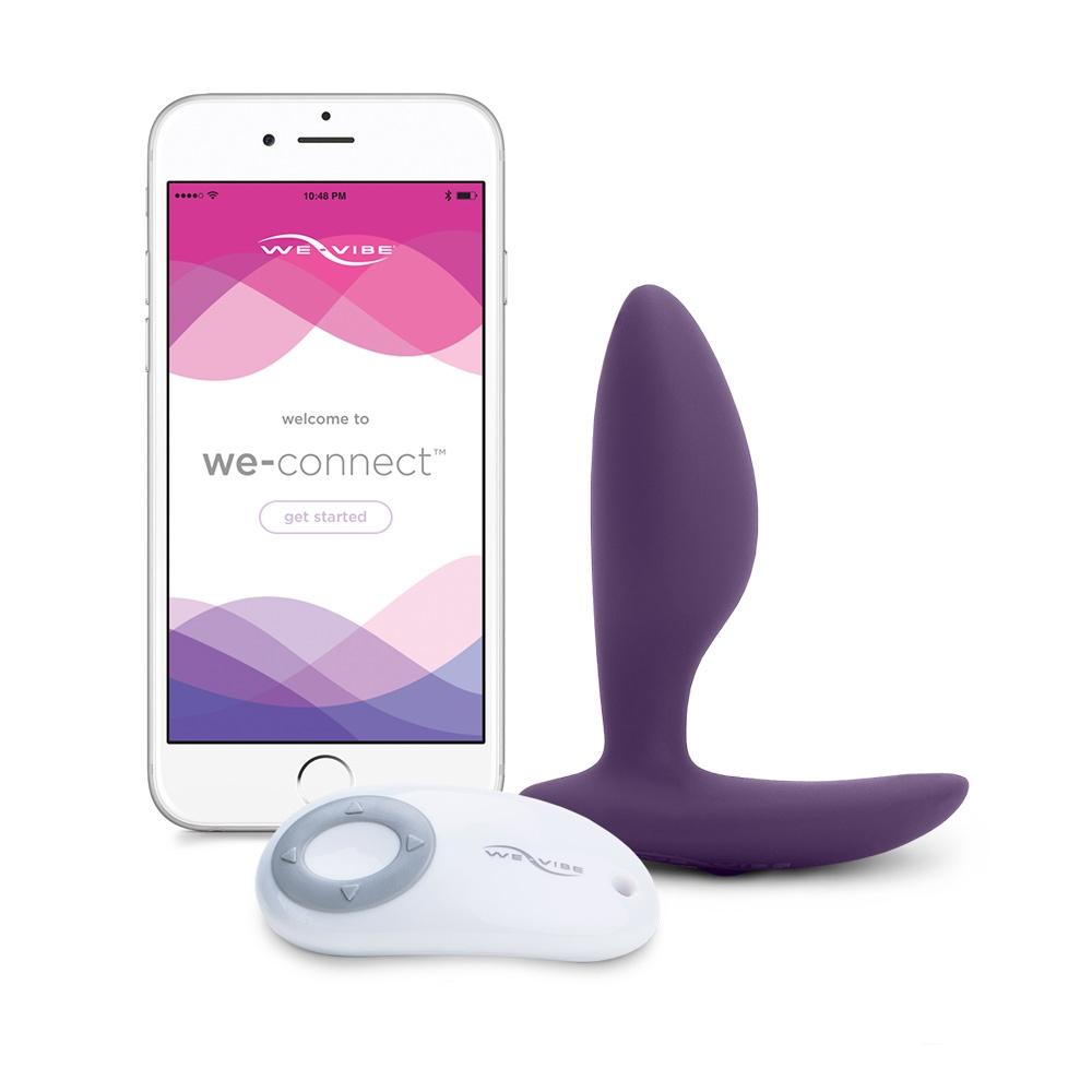 We-Vibe Ditto Vibrating Butt Plug, Purple, 8,8 cm