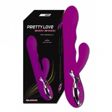 Pretty Love Body Shock Vibrator, Purple